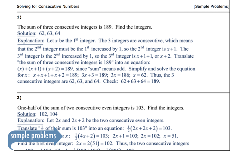 Intermediate Algebra Problems