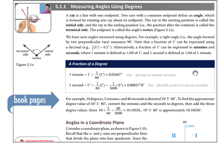 Sample of Thinkwell's Precalculus book